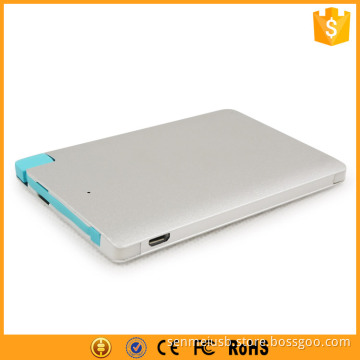 Christmas Gifts Custom Power Bank Manufactuer Powerbank 2500 mAh